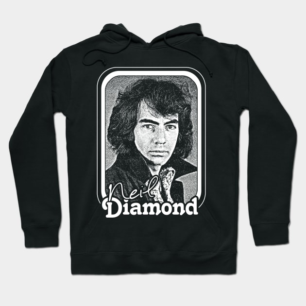 Neil Diamond // Retro 70s Fan Design Hoodie by DankFutura